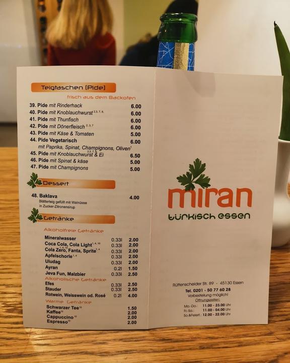 Miran - tuerkisch essen